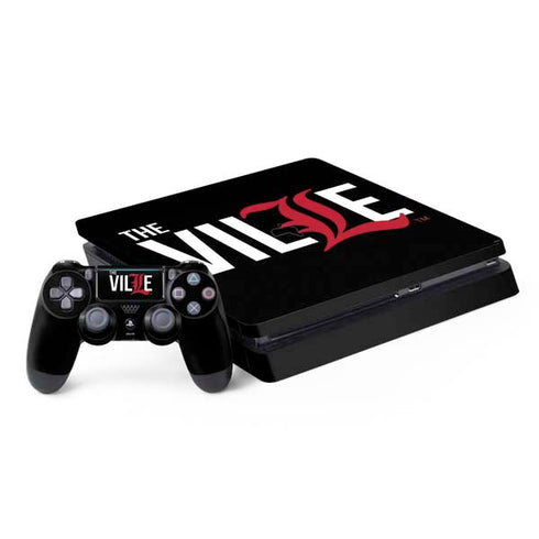 University of Louisville Black Background PlayStation PS4 Skins